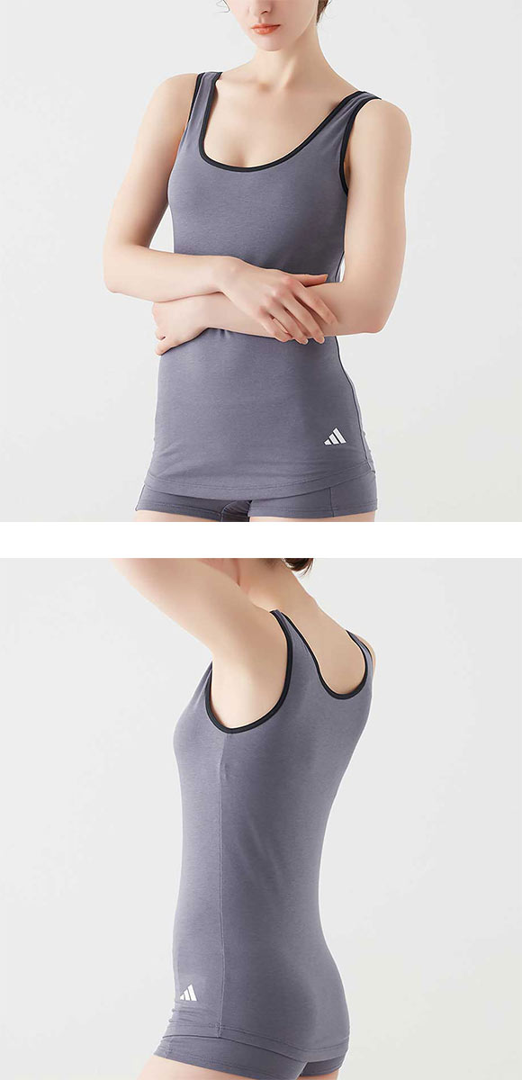 アディダス ブラタンクトップ レディース adidas 吸汗速乾 パット付き タンクトップ インナー