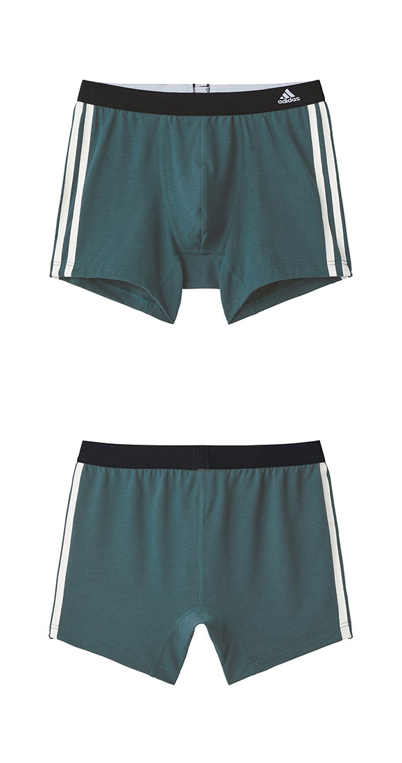 アディダス adidas スリーストライプ ボクサーパンツ 3枚セット メンズ 前とじ スポーツ