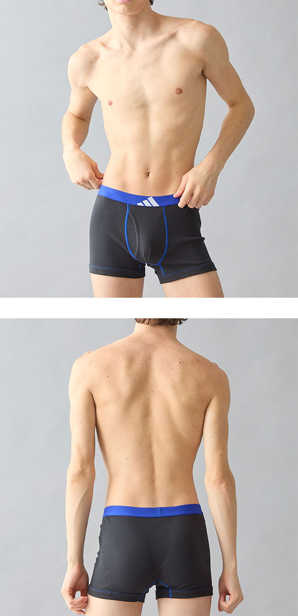 アディダス 綿100％ 2枚セット ボクサーパンツ メンズ adidas 大きいサイズ