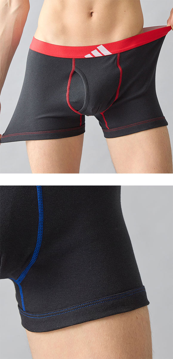 アディダス 綿100％ 2枚セット ボクサーパンツ メンズ adidas 大きいサイズ