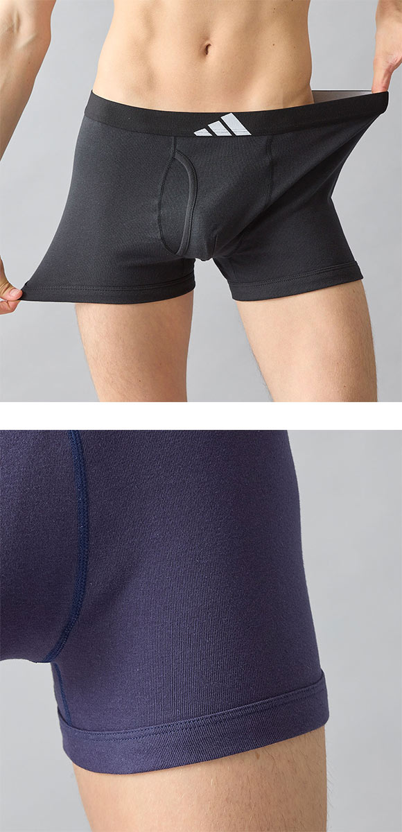 アディダス 綿100％ 2枚セット ボクサーパンツ メンズ adidas 大きいサイズ