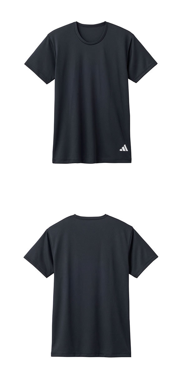 アディダス メッシュ クルーネック Tシャツ 2枚セット メンズ adidas 丸首