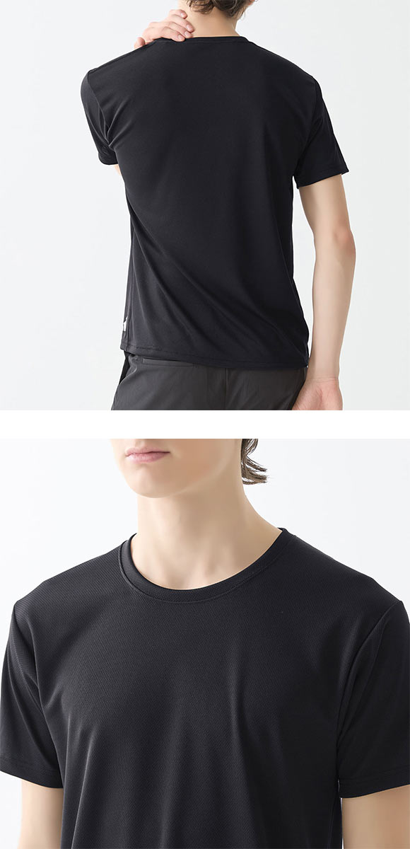 アディダス ワンポイントロゴ メッシュ クルーネック Tシャツ メンズ adidas スポーツ 半袖