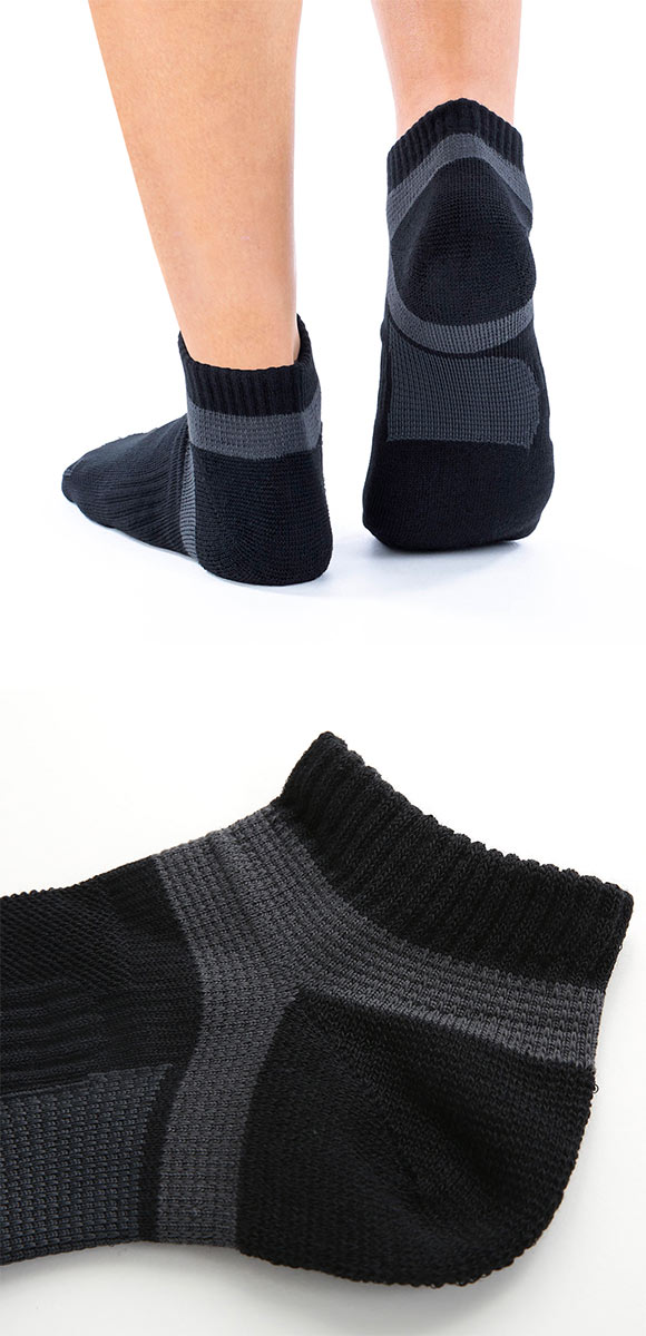 グンゼ GUNZE アクティブスタイル スニーカー丈ソックス 靴下 メンズ スポーツソックス