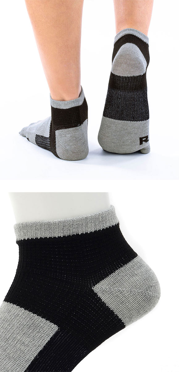 グンゼ GUNZE アクティブスタイル アーチサポート 5本指 スニーカー丈ソックス 靴下 メンズ スポーツソックス 25-27cm