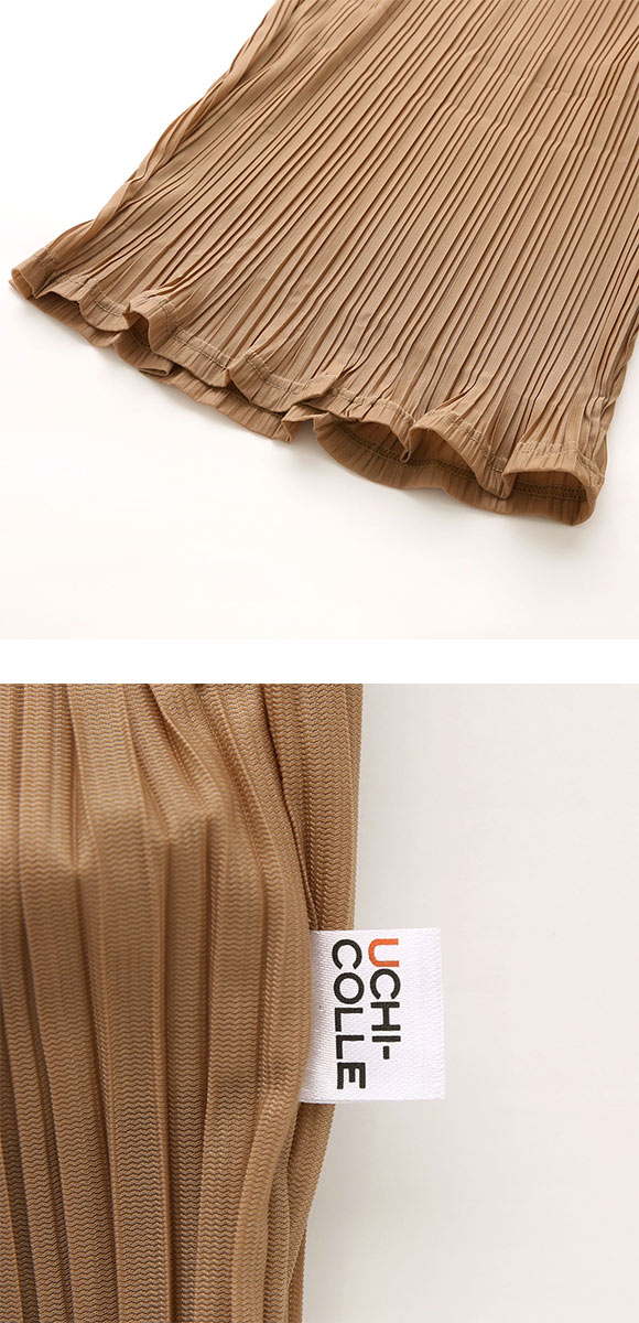 グンゼ UCHI-COLLE プリーツ クロップド パンツ レディース ボトムス ルームウェア GUNZE ウチコレ