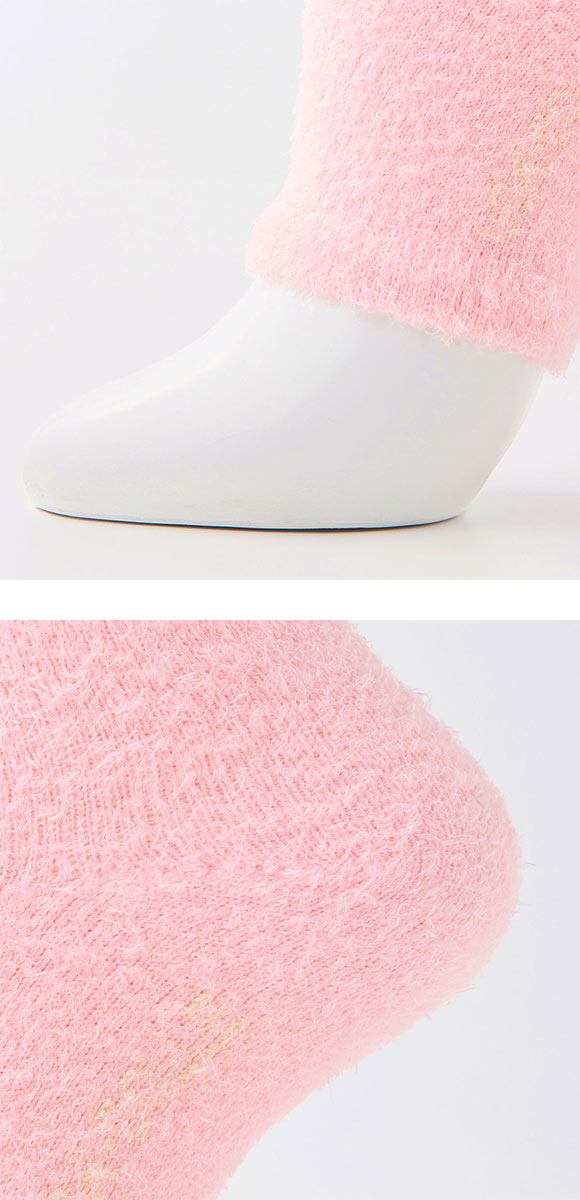 グンゼ UCHI-COLLE おやすみナイトソックス マシュマロタイプ 着圧 オーバーニー トゥーレス レディース 23-25cm GUNZE ウチコレ