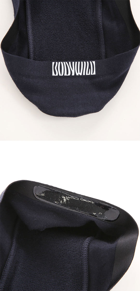 グンゼ BODYWILD 深履き 3Dフットカバー スウェット生地 3足セット メンズ GUNZE ボディワイルド 25-27cm