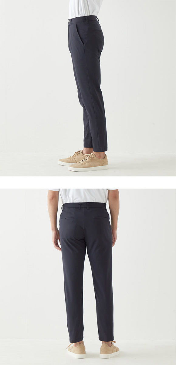 グンゼ BODY WILD ライトテック ストレッチメッシュ テーパードパンツ メンズ ビジカジ リモートワーク GUNZE ボディワイルド