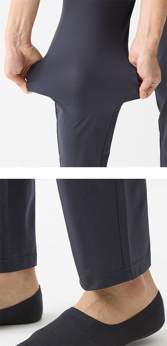 グンゼ BODY WILD ライトテック ストレッチメッシュ テーパードパンツ メンズ ビジカジ リモートワーク GUNZE ボディワイルド