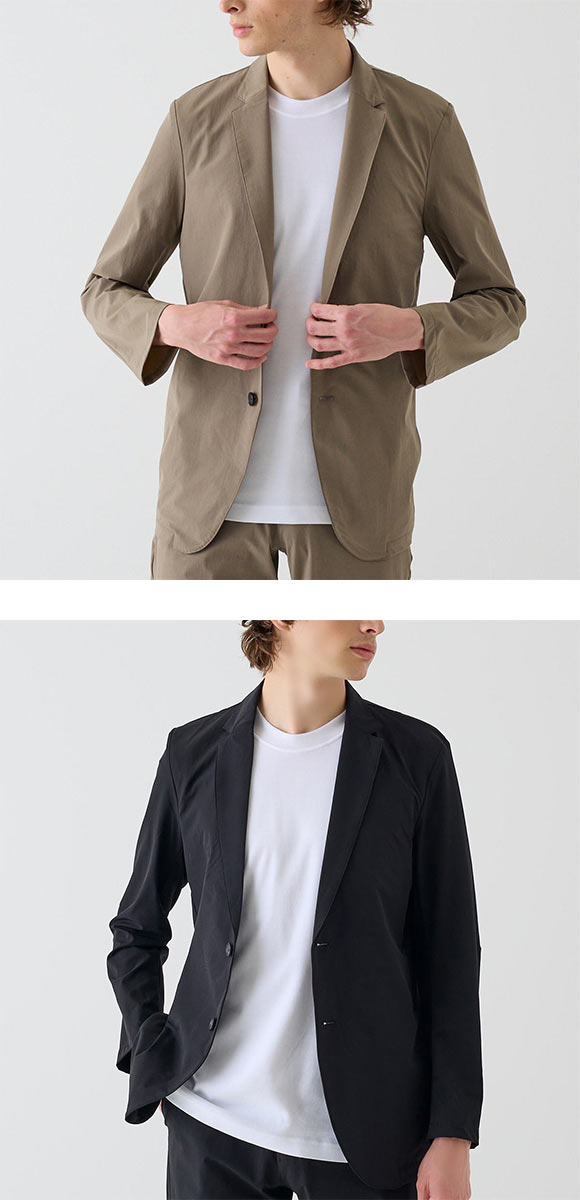 グンゼ BODY WILD 2WAYストレッチ テーラードジャケット メンズ GUNZE ボディワイルド