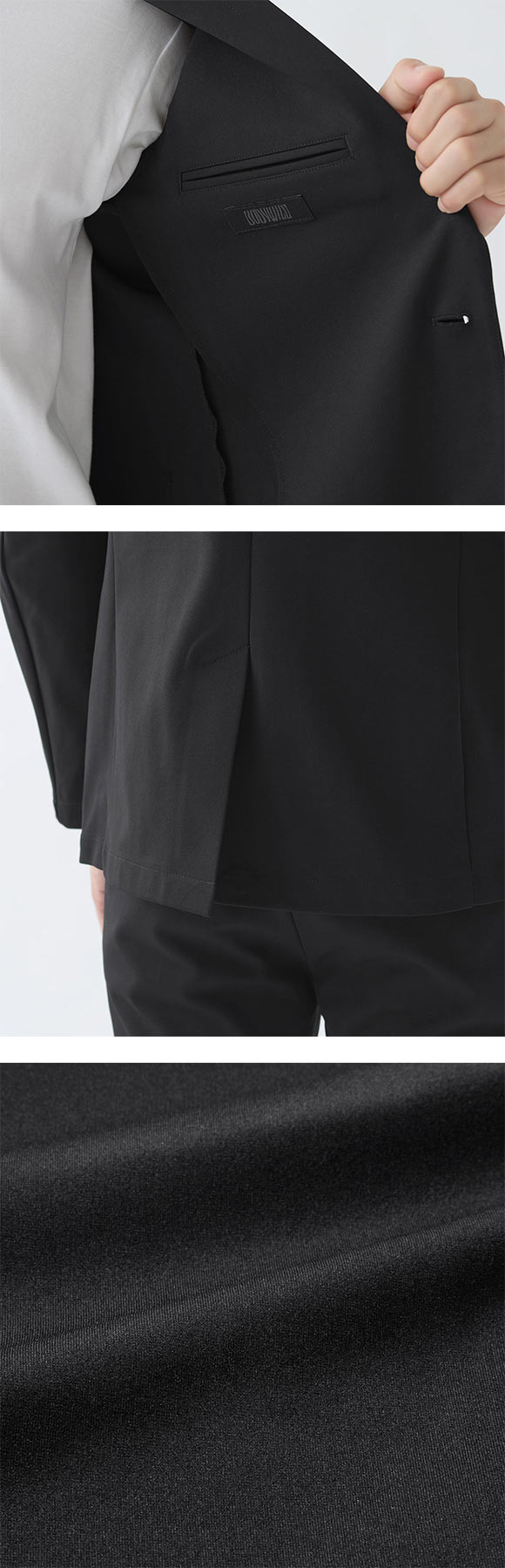 グンゼ BODY WILD スマートダブルニット テーラードジャケット メンズ GUNZE ボディワイルド