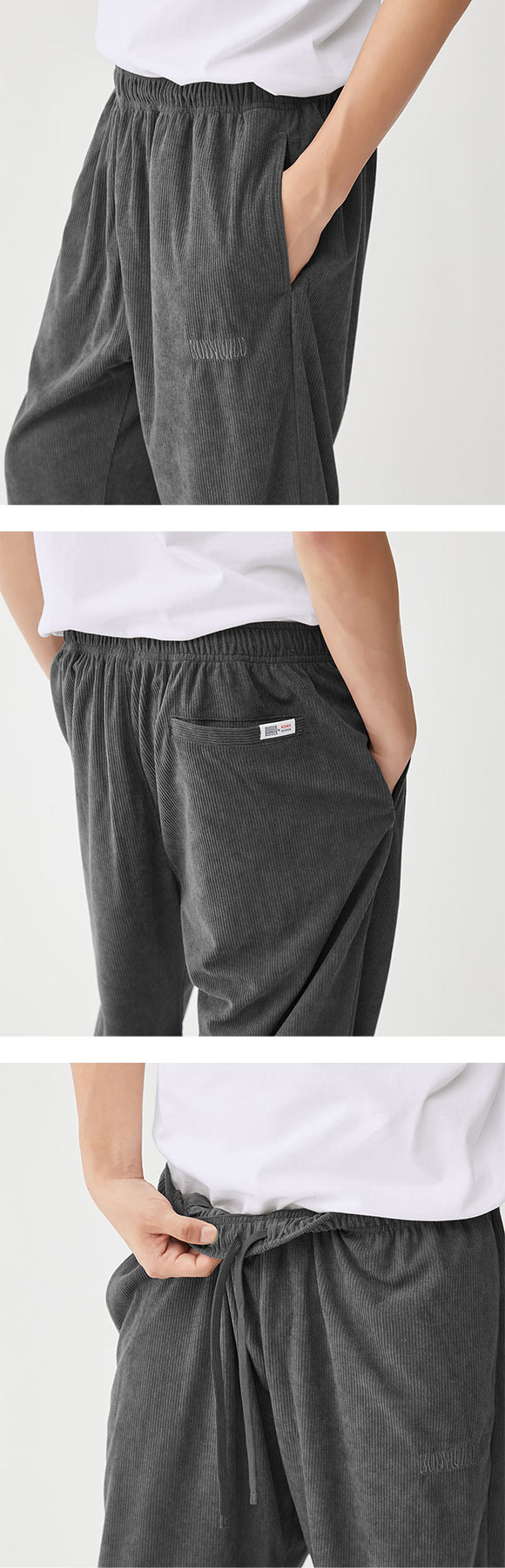 グンゼ BODYWILD by BEAMS DESIGN コーデュロイ トラックパンツ メンズ GUNZE ビームス ボディワイルド