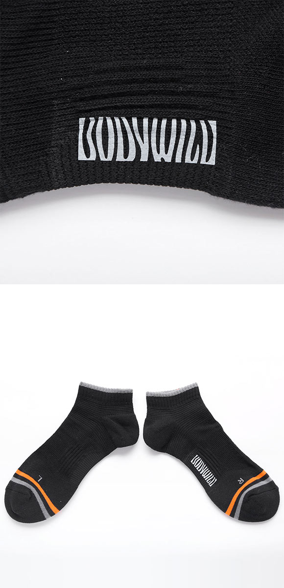 グンゼ BODYWILD by BEAMS DESIGN アーチサポート スニーカー丈 ソックス メンズ 25-27cm GUNZE ビームス ボディワイルド