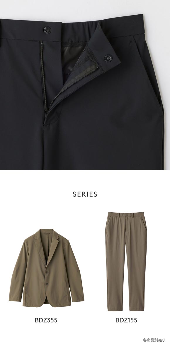 グンゼ BODY WILD 2WAYナイロンストレッチ テーパードパンツ メンズ GUNZE ボディワイルド