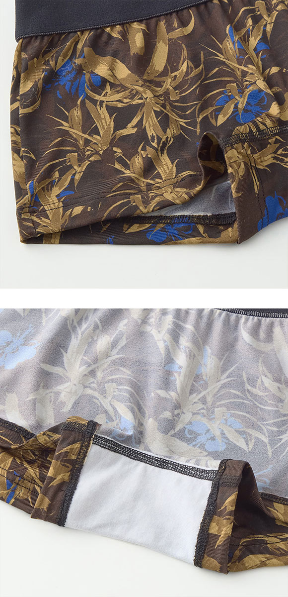 グンゼ ボディワイルド レディース 花柄プリントボクサーパンツ BODYWILD