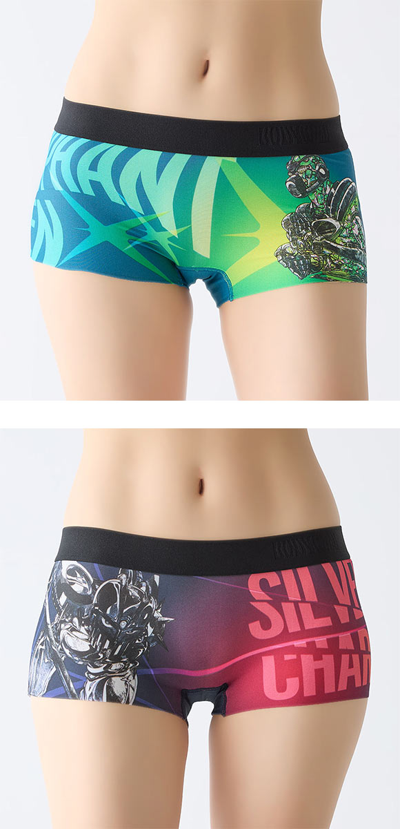 ボディワイルド レディースボクサーパンツ ジョジョの奇妙な冒険コラボ ショーツ 一分丈 BODYWILD