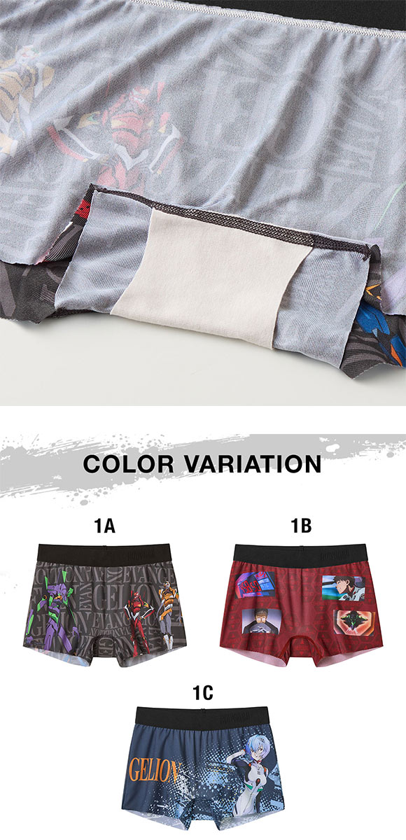 グンゼ エヴァンゲリオン×BODY WILD コラボ ボクサーパンツ レディース ショーツ 一分丈 GUNZE ボディワイルド カットオフ