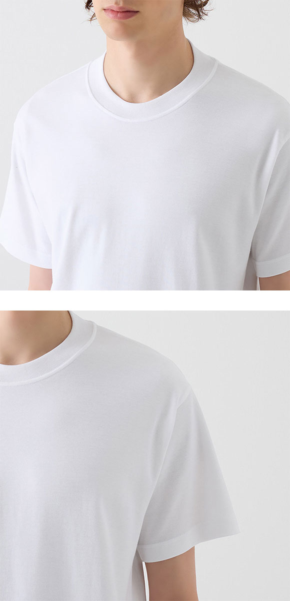 グンゼ GUNZE ボディワイルド BODY WILD Tシャツ メンズ ジャケットの襟が汚れにくい 半袖 インナー M L LL