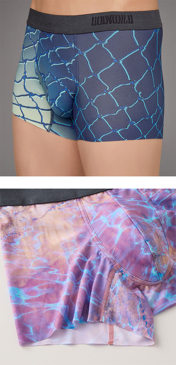 グンゼ BODY WILD インクジェットプリント ボクサーパンツ メンズ 前とじ GUNZE ボディワイルド