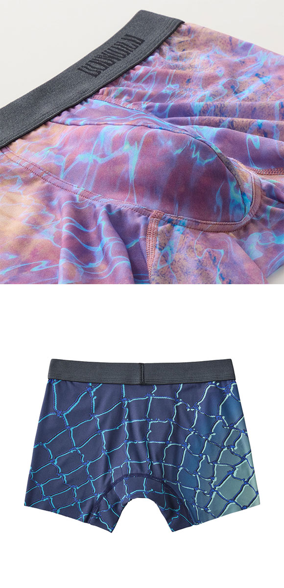 グンゼ BODY WILD インクジェットプリント ボクサーパンツ メンズ 前とじ GUNZE ボディワイルド