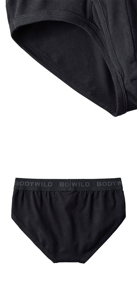ボディワイルド ブリーフ 綿混 前あき メンズ BODYWILD