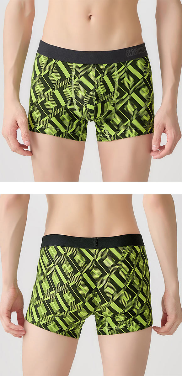 ボディワイルド ボクサーパンツ 前閉じ 綿混 メンズ BODYWILD