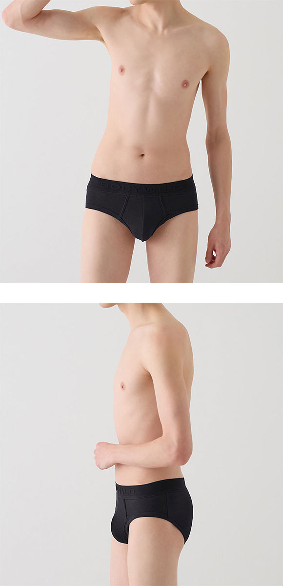 グンゼ GUNZE ボディワイルド BODY WILD 前閉じ ブリーフ メンズ オーガニックコットン混 M L
