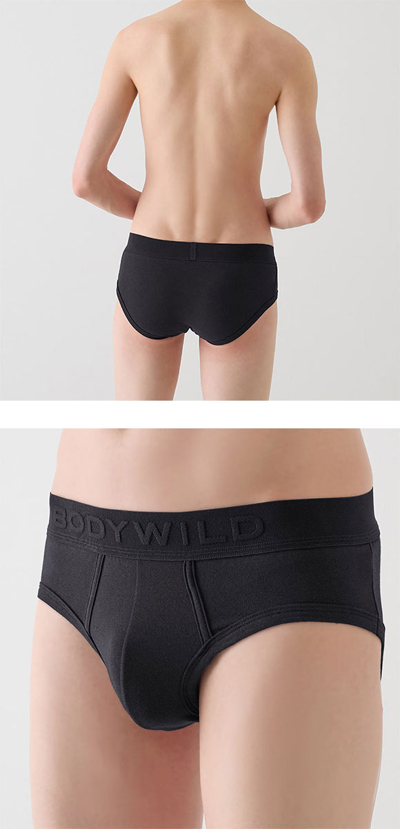 グンゼ GUNZE ボディワイルド BODY WILD 前閉じ ブリーフ メンズ オーガニックコットン混 M L