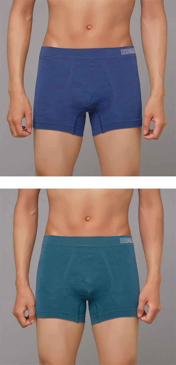 グンゼ BODY WILD 3D-Boxer ペタル柄 ボクサーパンツ メンズ 立体成型 前とじ GUNZE ボディワイルド