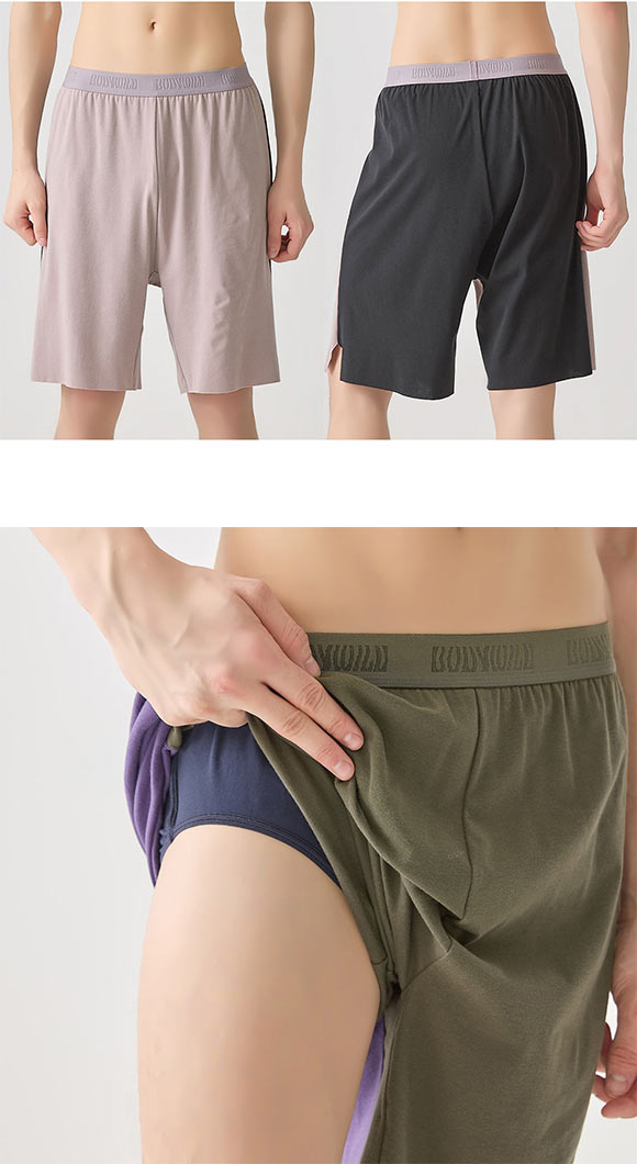 ボディワイルド ロングタイプ フィットトランクス ROOM対応 一枚穿き メンズ 前とじ BODYWILD