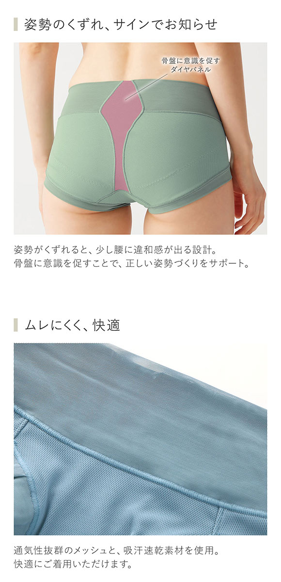 グンゼ GUNZE トゥシェ Tuche ACTIBALANCE たて直せ！骨盤 ショートガードル レディース ガードルショーツ 単品