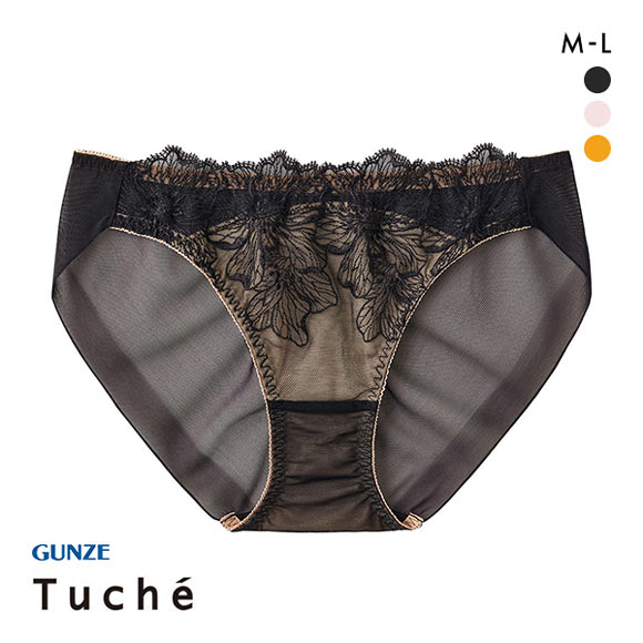 グンゼ GUNZE トゥシェ Tuche more more sheer BRA ペアショーツ レディース ひびきにくい ヘム 単品