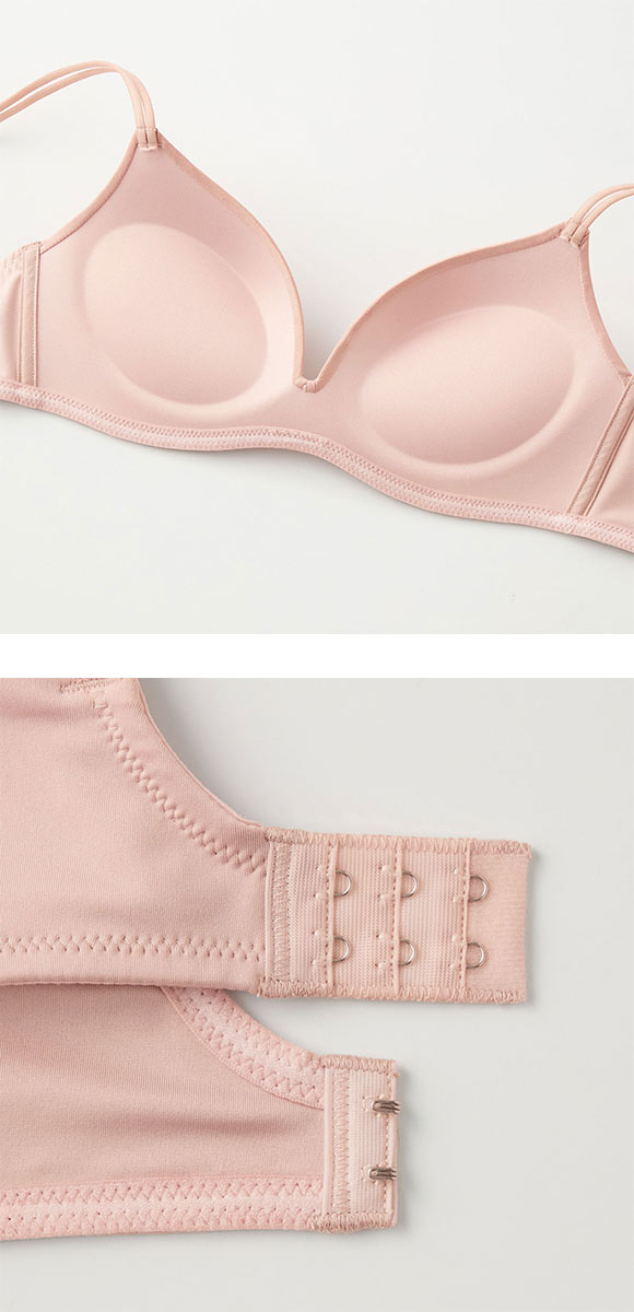 グンゼ unTuche ノンワイヤーブラ＆ショーツセット ティーンズ ワイレスブラ ブラジャー GUNZE アントゥシェ