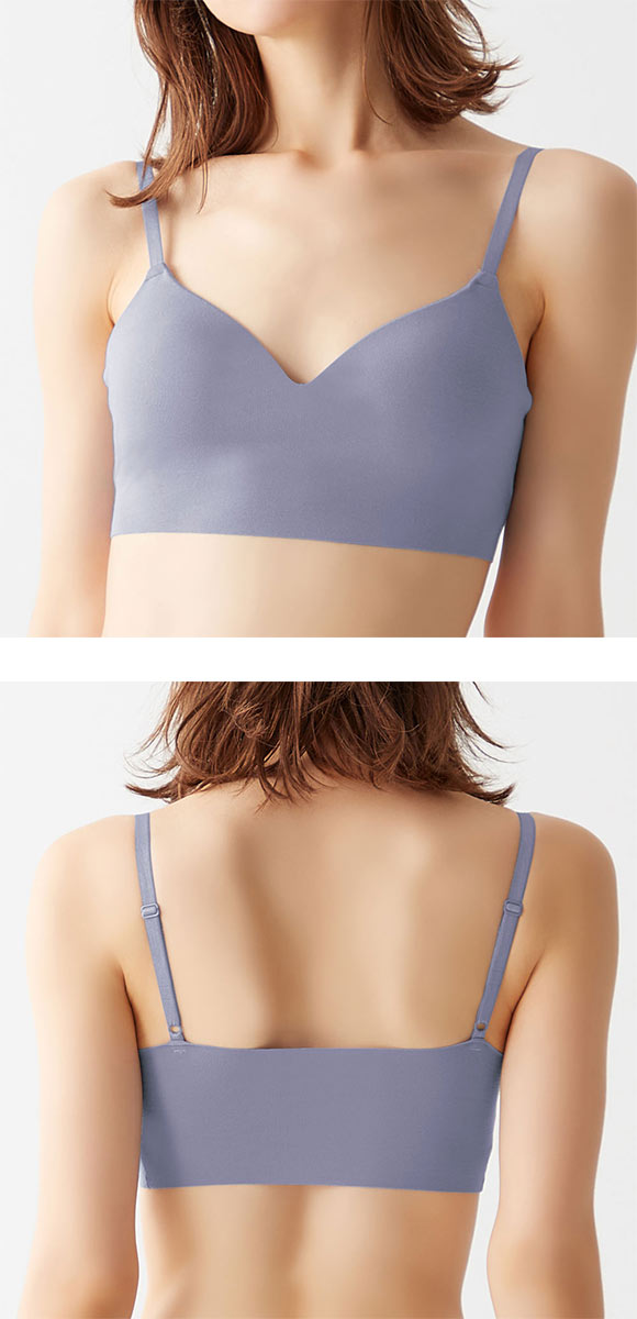 グンゼ GUNZE キレイラボ KIREILABO フィッテ Fitte オーガニックコットン混 ブラジャー ノンワイヤー 単品 カットオフ
