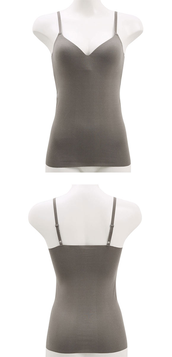 グンゼ GUNZE キレイラボ KIREILABO フィッテ Fitte オーガニックコットン混 ブラキャミソール 2点セット インナー カップ付き