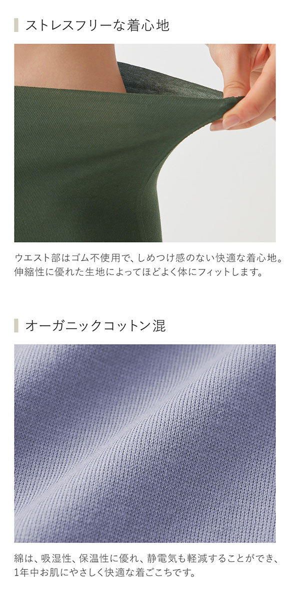 グンゼ GUNZE キレイラボ KIREILABO フィッテ Fitte オーガニックコットン混 ショーツ レギュラー 単品 ヘム カットオフ