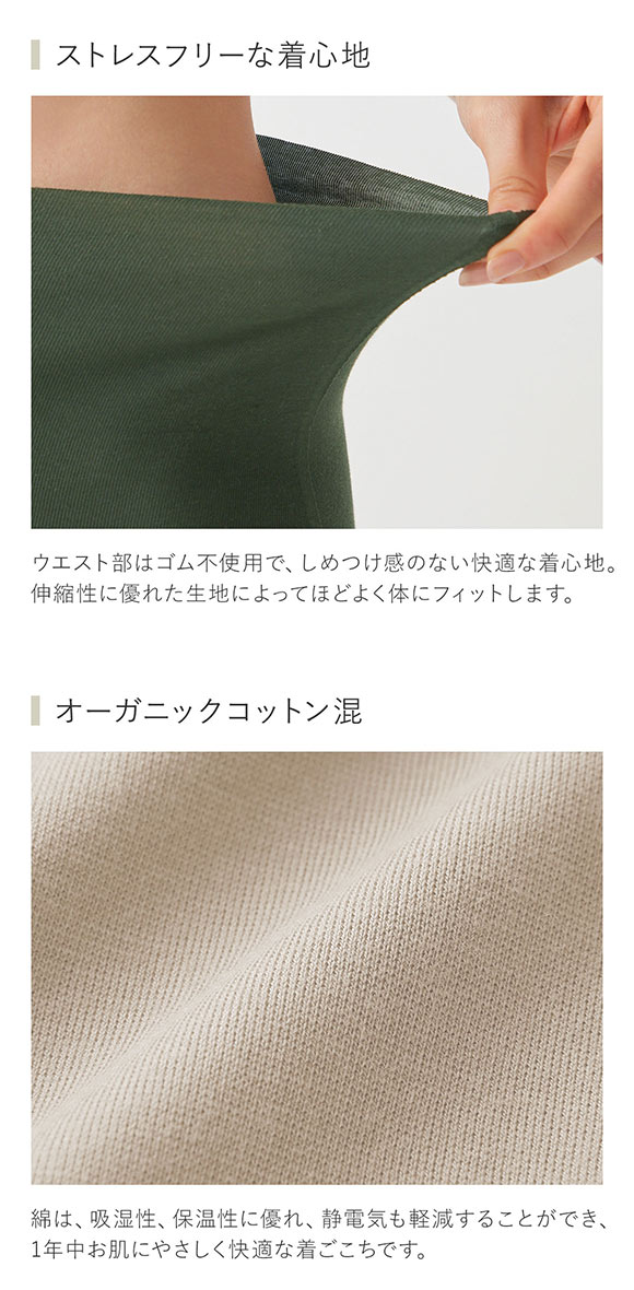 グンゼ GUNZE キレイラボ KIREILABO フィッテ Fitte オーガニックコットン混 ショーツ 深め ハイウエスト 単品 カットオフ