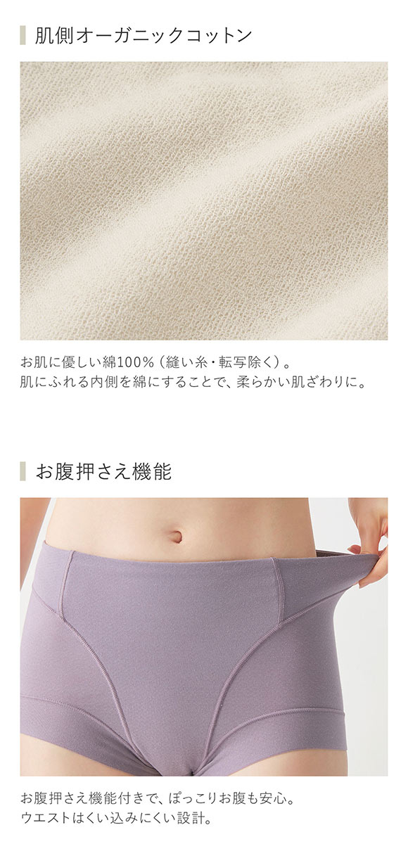 グンゼ GUNZE キレイラボ KIREILABO フィッテ Fitte ショートガードル レディース 補正下着 肌側オーガニックコットン