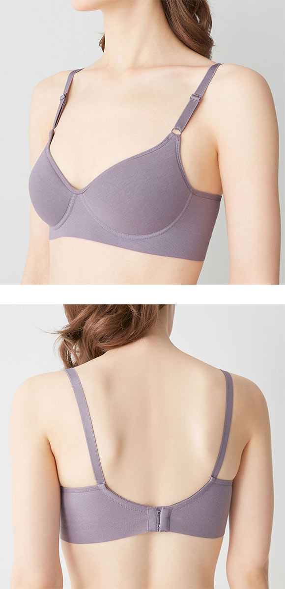 グンゼ GUNZE キレイラボ KIREILABO フィッテ Fitte ノンワイヤー ブラジャー レディース 単品 肌側オーガニックコットン