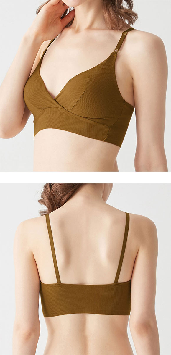 グンゼ GUNZE キレイラボ KIREILABO フィッテ Fitte オーガニックコットン混 ブラレット ノンワイヤー ブラジャー レディース