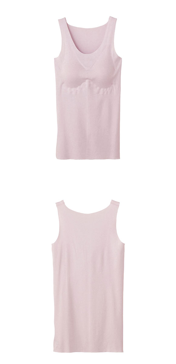 グンゼ GUNZE キレイラボ KIREILABO 完全無縫製COOL さらさら強撚綿 タンクトップ カップ付き クールタイプ