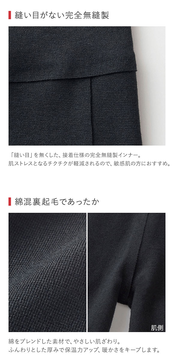 グンゼ GUNZE キレイラボ KIREILABO 温巡 3分丈 ハイウエストボトム レディース 完全無縫製 保湿 ヘム あったか 綿混