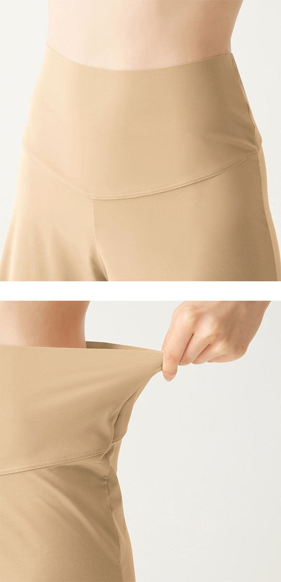 グンゼ アドバンスレーベル ペチパンツ 50cm丈 レディース フレアパンツ インナー GUNZE ADVANCE LABEL