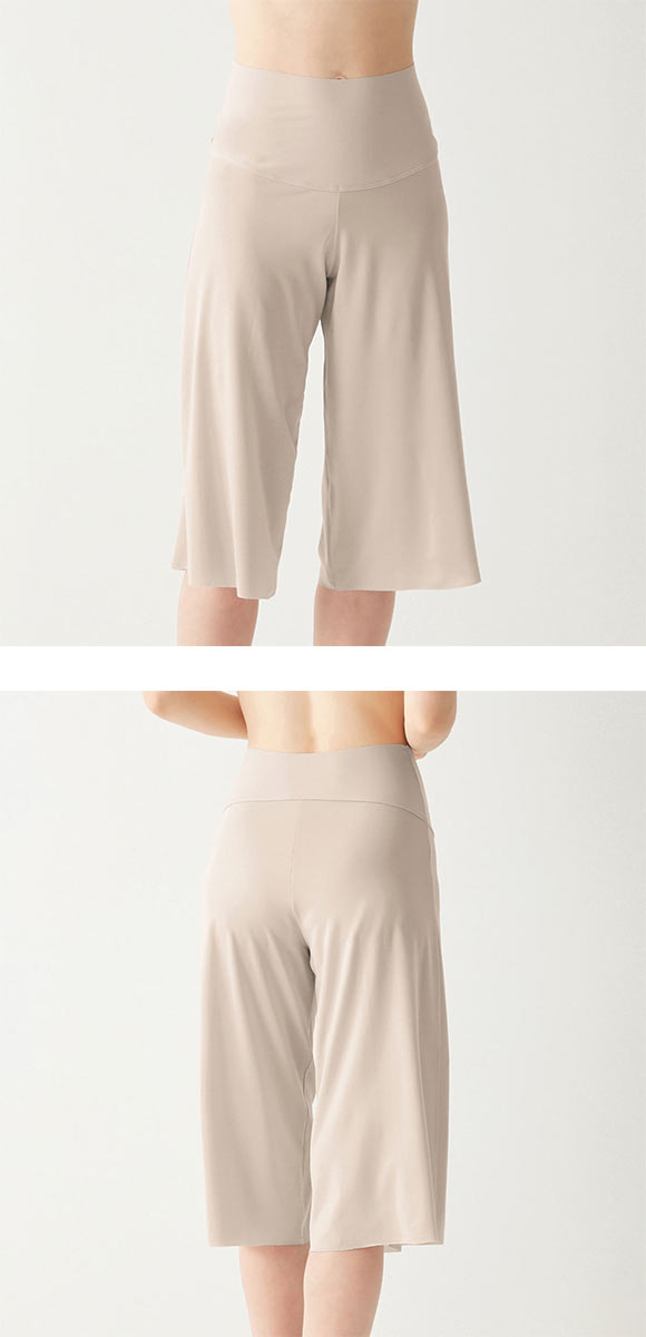 グンゼ アドバンスレーベル ペチパンツ 70cm丈 レディース ロングフレアパンツ インナー GUNZE ADVANCE LABEL