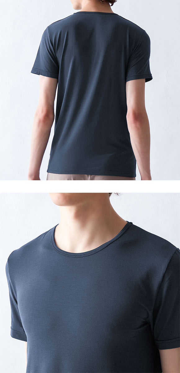 グンゼ GUNZE アセドロン クルーネック 半袖 Tシャツ インナー メンズ