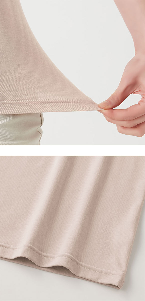 グンゼ ファイヤーアセドロン 5分袖 シャツ レディース インナー 薄手 GUNZE FIREアセドロン