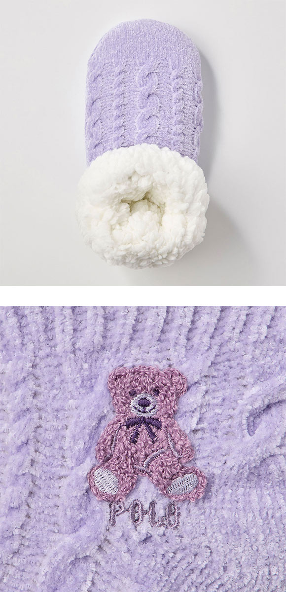 ポロ 内ボア ルームソックス レディース 靴下 婦人 POLO