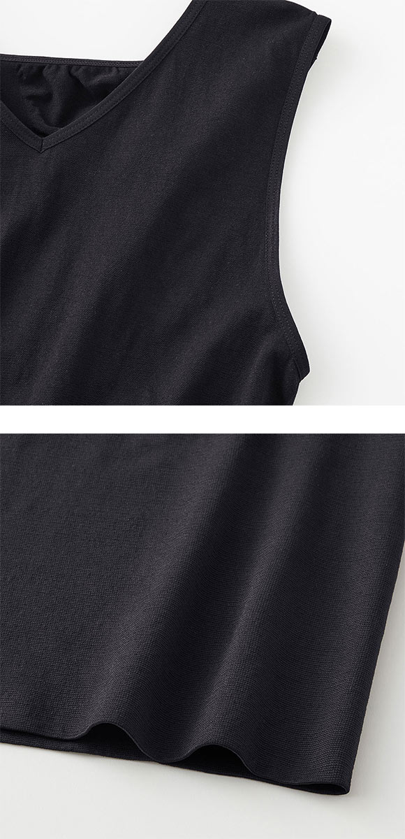 ライザップ RIZAP Vネック スリーブレスシャツ メンズ シームレスタイプ カロリー消費 補正下着