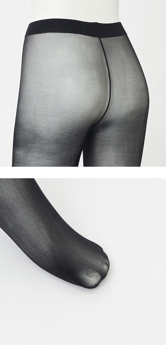 グンゼ GUNZE サブリナ SABRINA ブラック 深く美しい黒 伝線しにくい 25デニール シアータイツ レディース